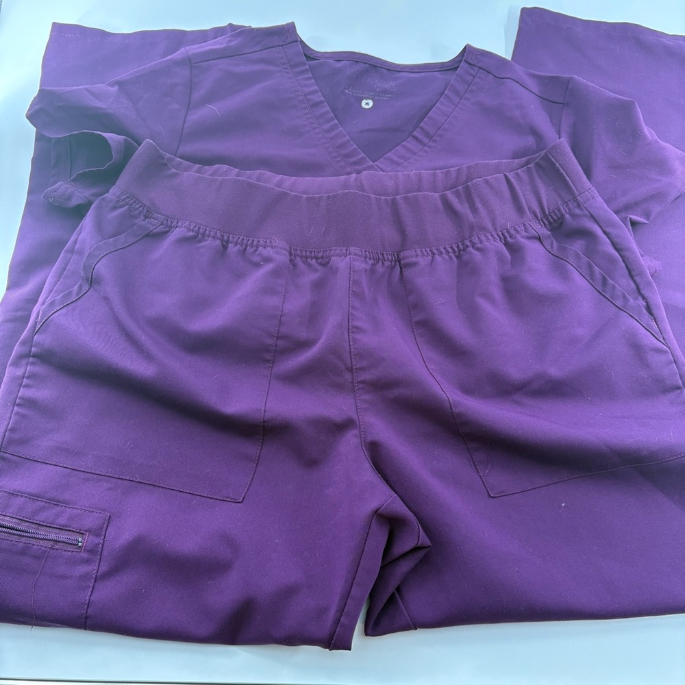Scrubology Purple Scrub Set